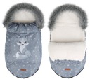 ПРЕМИУМ BABYMAM УТЕПЛЕННЫЙ СПАЛЬНЫЙ МЕШОК ДЛЯ КОЛЯСКИ, САНОК, С МЕХОМ