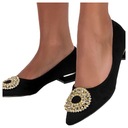 Женские балерины Slip -обувь кожаная вставка элегантная украшение r 36