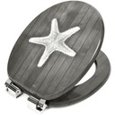 СИДЕНЬЕ ДЛЯ УНИТАЗА МЕДЛЕННО ЗАКРЫВАЮЩЕЕСЯ МДФ UNI