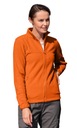 Женский флисовый свитшот, на молнии, карманы RIMECK 504 оранжевый 2XL