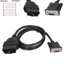 RALLONGE 16PIN OBD2 VERS RS232 DB9 ADAPTATEUR DIAGNOSTIC AUTOMOBILEphoto 10