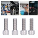 BOULONS AVEC LBEM SZESCIOKATNYM AVEC ACIER INOXYDABLE A2 4 PCS M10X30photo 6