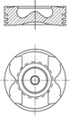MAHLE 022 26 01 Поршень