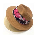 Соломенная шляпа ЖЕНСКАЯ с декоративной лентой
