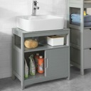 FRG128-SG skrinka pod umývadlo, kúpeľňový nábytok, kúpeľňová skrinka s po Šírka nábytku 60 cm