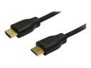 Кабель HDMI-HDMI 0,2м 20см Logilink v1.4 3D короткий