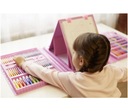 Набор художественных рисунков + чемоданчик для детей Мелки в чемодане 208 шт.