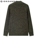 Giordano Men Sweaters Thick Mockneck 7 Stitch Knit Waga produktu z opakowaniem jednostkowym 1 kg