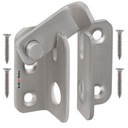 ЗАЩЕЛКА СТАЛЬНАЯ ДВЕРНАЯ С INOX SKOBEL 40X45 МЕБЕЛЬНАЯ ДВЕРЬ ЗАКРЫВАЕТСЯ