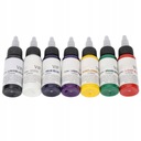 НАБОР ЧЕРНИЛ, КРАСКА ДЛЯ ТАТУ, ПИГМЕНТЫ ДЛЯ ТАТУ, 7 ЦВЕТОВ