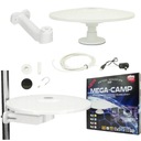 САМАЯ МОЩНАЯ КРУГЛАЯ ТВ-АНТЕННА КАМЕРА ДЛЯ ЯХТЫ АВТО DVB T DVB-T2 БЕЛАЯ USB
