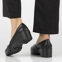 FILIPPO Женские кожаные туфли на платформе Черные туфли-лодочки без шнуровки 36
