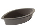 ŁÓDKA 3 Miska osłonka doniczka GRAFITOWA 36cm duża