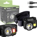 LATARKA CZOŁOWA CZOŁÓWKA LED CZUJNIK RUCHU AKUMULATOROWA ZOOM USB