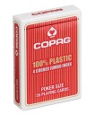 Карты для покера Copag 4 угловые Jumbo пластиковые красные