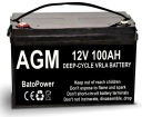 АККУМУЛЯТОР AGM 12 В 100 Ач КЕМПЕРНЫЙ ИБП ГЛУБОКОГО ЦИКЛА