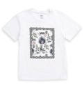 Kvetinové tričko Vans Border - biele Značka Vans