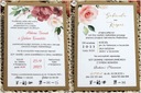 2 шт. свадебные приглашения в деревенском стиле ЭКО
