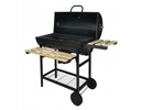 УГОЛЬНЫЙ САДОВЫЙ ГРИЛЬ С ПОЛКАМИ, КРЫШКОЙ, РЕШЕТКОЙ, ЗЕПЕЛЬНИЦЕЙ