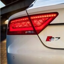 AUDI A7 S7 SLINE EMBLEMA LOGOTIPO INSIGNIA METAL PARTE TRASERA 