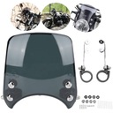 ОБТЕКАТЕЛЬ ВЕТРОВОГО СТЕКЛА МОТОЦИКЛА + ФИКСИРОВАННЫЙ КРОНШТЕЙН УНИВЕРСАЛЬНЫЙ ВИНТАЖ