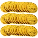 ПЛАСТИКОВЫЕ МОНЕТЫ ЗОЛОТЫЕ МОНЕТЫ 3-ЛИСТОЧНЫЙ ШОКОЛАД