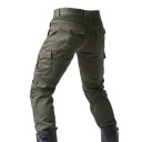 ШТАНЫ МОТОЦИКЛЕТНЫЕ ДЖИНСЫ JEANSOWE ЧЕРНЫЙ MESKIE BOJOWKI ТЕКСТИЛЬНЫЕ ЧЕРНЫЙ  фото 10