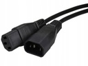 Kabel zasilający PC UPS przedłużacz C13/C14 1,8m Kod producenta W-Nh03vv-f3G075