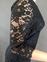 Čierne korunkové šaty MORGAN Premium veľ. 42 Dominujúci vzor bez vzoru