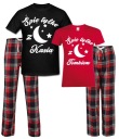 2x пижамы для пар в клетку в качестве подарка на День святого Валентина HIT