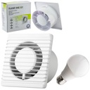 WENTYLATOR DOMOWY ŁAZIENKOWY FI100 cichy Standard