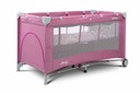 ДВУХУРОВНЕВАЯ кроватка, ПОДВЕСНАЯ, СКЛАДНАЯ СУМКА-МАТРАС, РОЗОВЫЙ