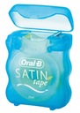 4x ZUBNÁ NIŽA ORAL-B SATIN FLOSS MINT MätOVÁ 25m Stav balenia originálne