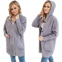 ПАЛЬТО АЛЬПАКА, КАПЮШОН, ШЕРСТЯНАЯ КУРТКА, ЦВЕТА OVERSIZE