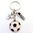 Брелок для ключей с металлическим шармом, брелок для футбольной майки, бутсы