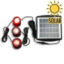 СОЛНЕЧНАЯ ЛАМПА - НАБОР ИЗ 3-Х СВЕТОДИОДНЫХ РЕФЛЕКТОРОВ, ЦВЕТНЫЙ СВЕТ