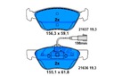 ZAPATAS DE FRENADO ALFA P. 145- 146- 156- GTV- SPIDER 95- 05 