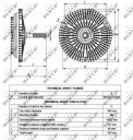 NRF EMBRAYAGE HAUTE PRÉCISION DB OM616 2,4D MB100photo 13