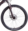 MTB bicykel Discovery BASTION DD rám 18 palcov koleso 26 &quot; hnedá Brzdy mechanické kotúčové