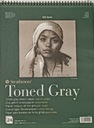Серый альбом для рисования Strathmore Toned на спирали