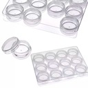 КОНТЕЙНЕРЫ В КАССЕТНОЙ БАНКЕ ДЛЯ ОБРАЗЦОВ УКРАШЕНИЙ 3 МЛ НАБОР ИЗ 12 ШТ.