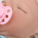 19,5 дюйма Reborn Baby Doll Реалістичне коричневе штучне волосся Baby P0