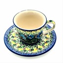 ЧАШКА С ПОДСТАВКОЙ V 0,15 Л UNIKAT BOLESŁAWIEC