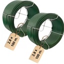 НАТЯЖНАЯ ПРОВОЛОКА ДЛЯ САДОВЫХ СЕТОК ПВХ 2,8х100М с покрытием X2 (200М)