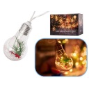 СВЕТИЛЬНИКИ СВЕТОДИОДНЫЕ ШАРЫ ШАРЫ С ДЕКОРИРОВАНИЕМ 3м 50LED теплые