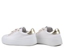 Buty sneakersy damskie białe creepersy na platformie skórzane SN67 36 Stan opakowania oryginalne