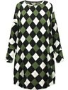 Женственная очаровательная туника с рисунком PLUS SIZE 4XL 48