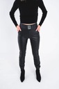 Dámske voskované jogger nohavice široká guma v páse vysoký stav S/M Pohlavie Výrobok pre ženy