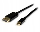 Кабель DisplayPort Mini/DisplayPort, 2 м, черный