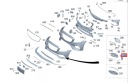 MERCEDES-BENZ E W213 AMG AVANT LEFT PARE-CHOCS SPOILER TRIM A2138850105 OEMphoto 9